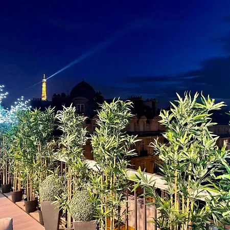 Sublime Terrasse Vue Tour Eiffel & Arc De Triomphe 16e דירה *